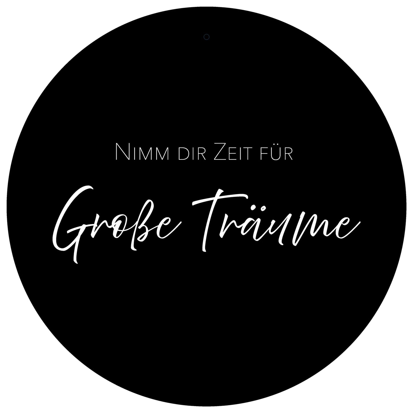 Aluboard "Große Träume" - dekoboards
