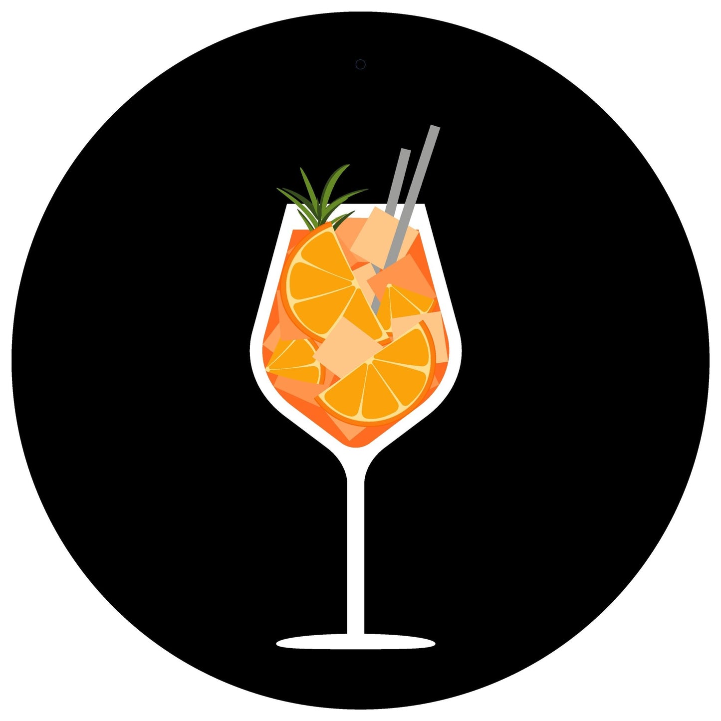 Aluboard "Hallöchen Aperölchen"  - dekoboards