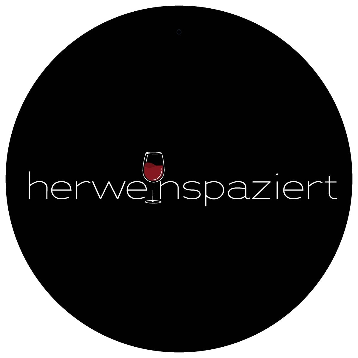 Aluboard "herweinspaziert" - dekoboards
