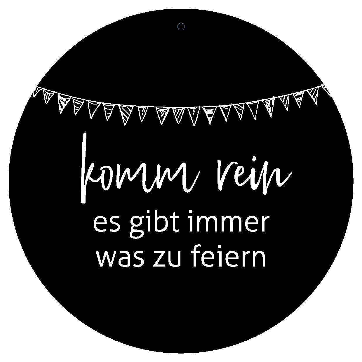 Dekoboard "Es gibt immer was zu feiern " - dekoboards