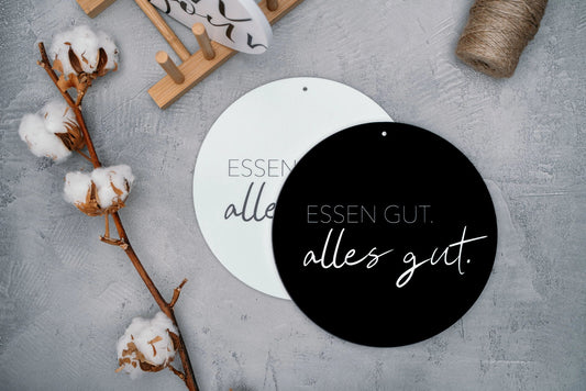 Dekoboard "Essen gut, alles gut" - dekoboards