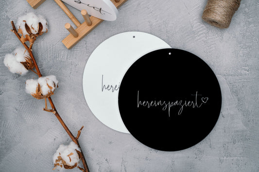 Dekoboard "hereinspaziert" - dekoboards