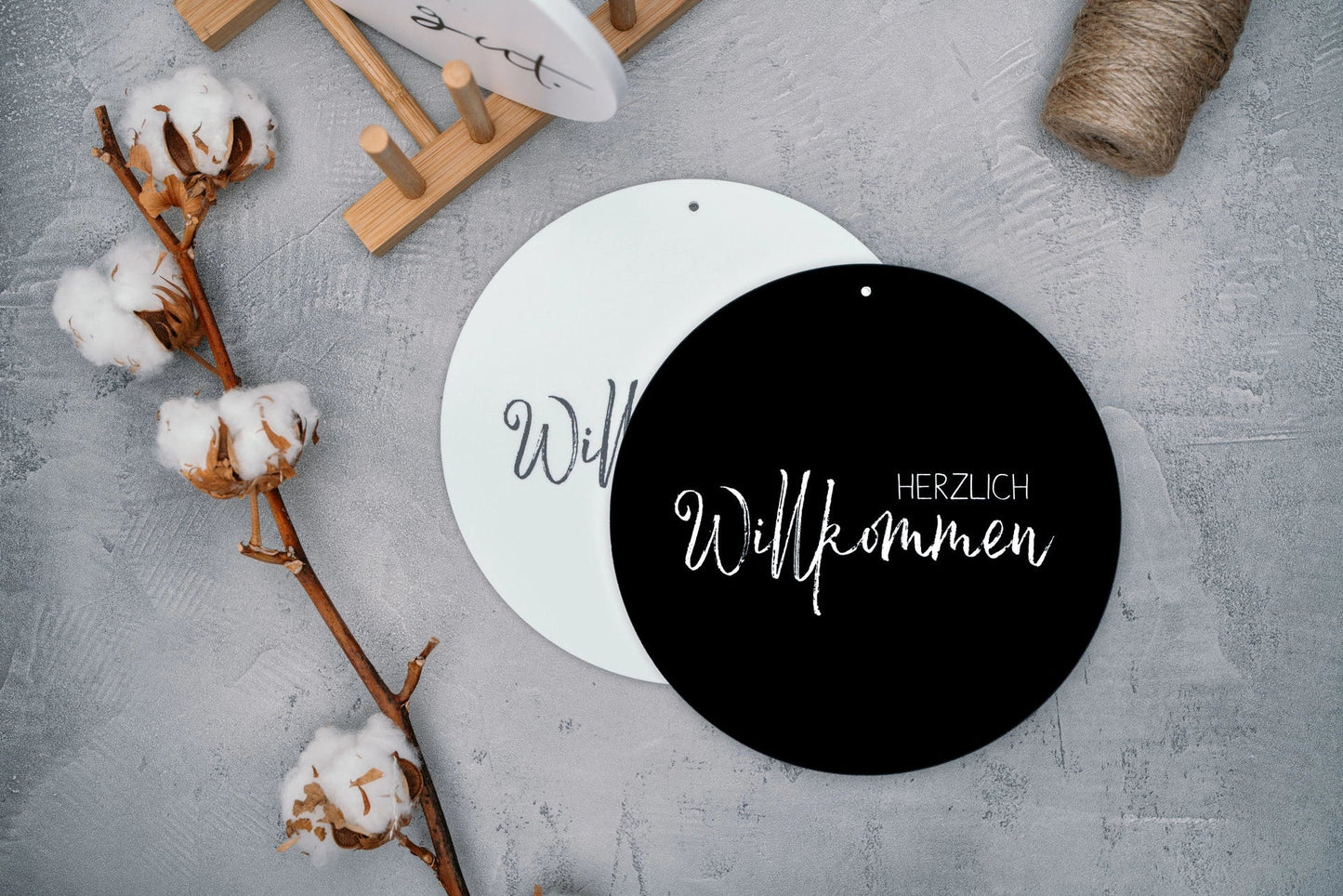 Dekoboard "Herzlich Willkommen" - dekoboards