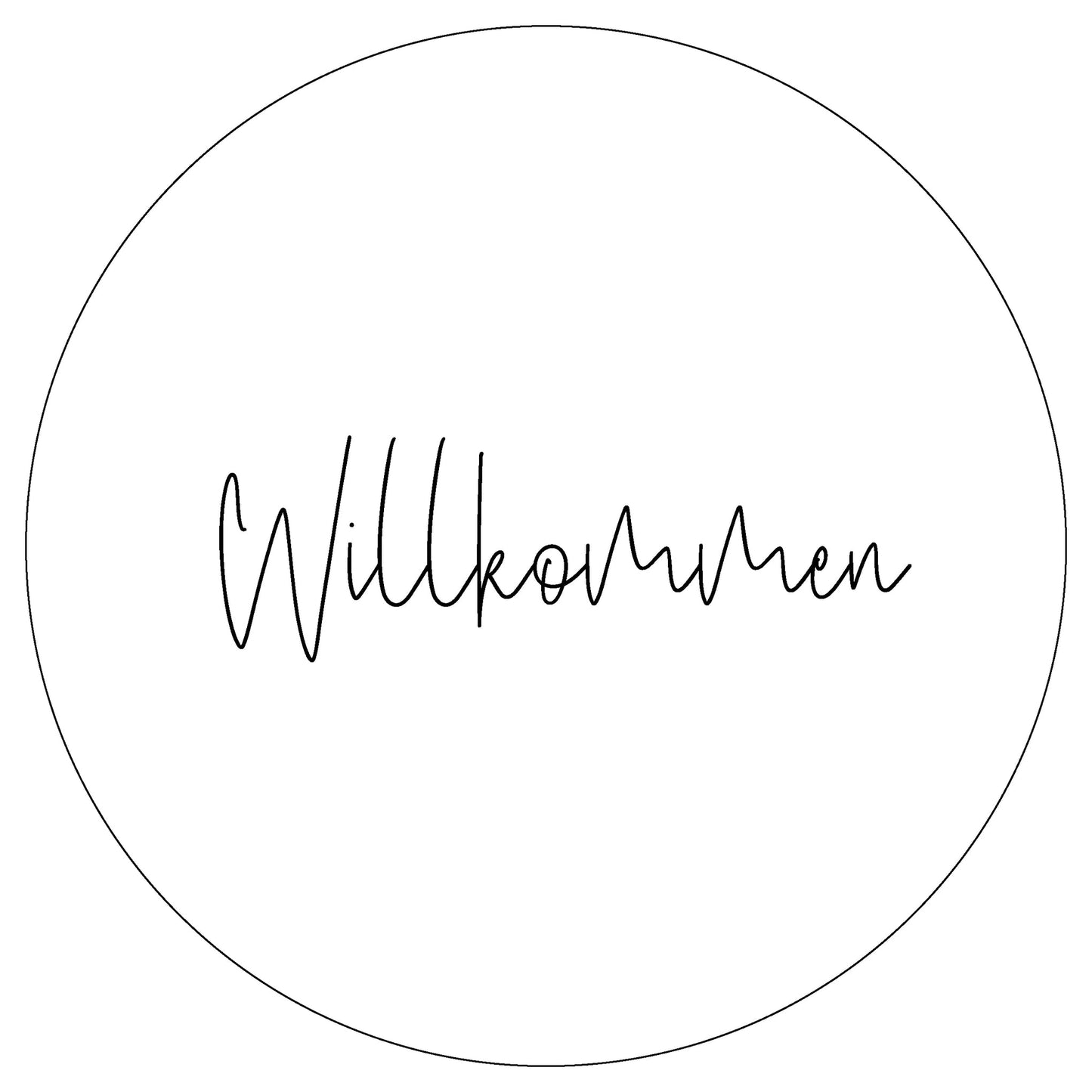 Dekoboard "Willkommen" - dekoboards