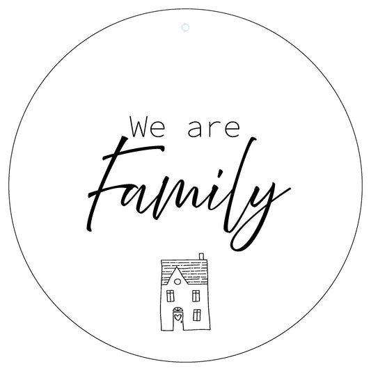 Dekoboard Mini "We are family"
