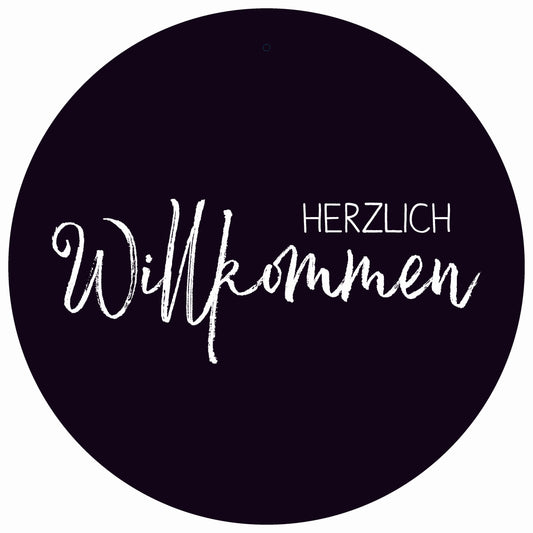 Dekoboard Maxi "Herzlich Willkommen"