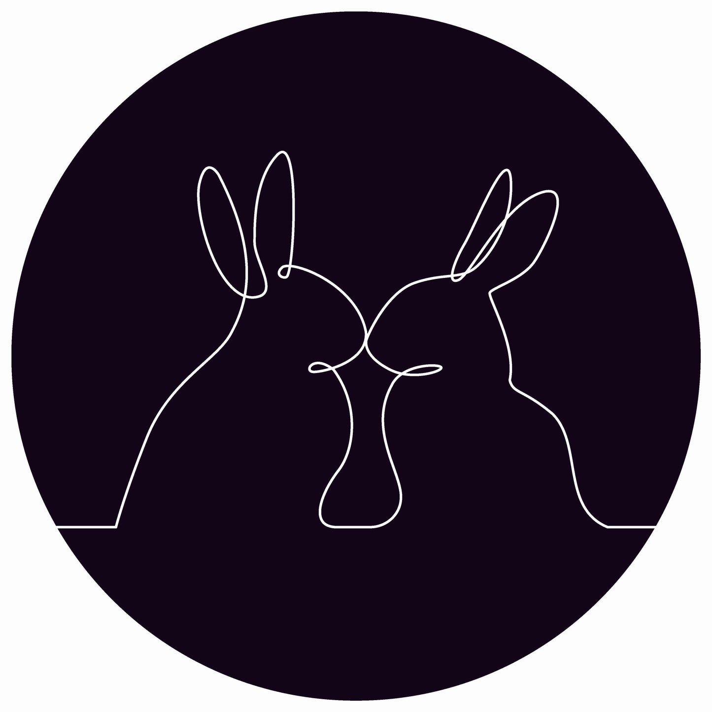 Dekoboard Maxi "Line Art Hase"