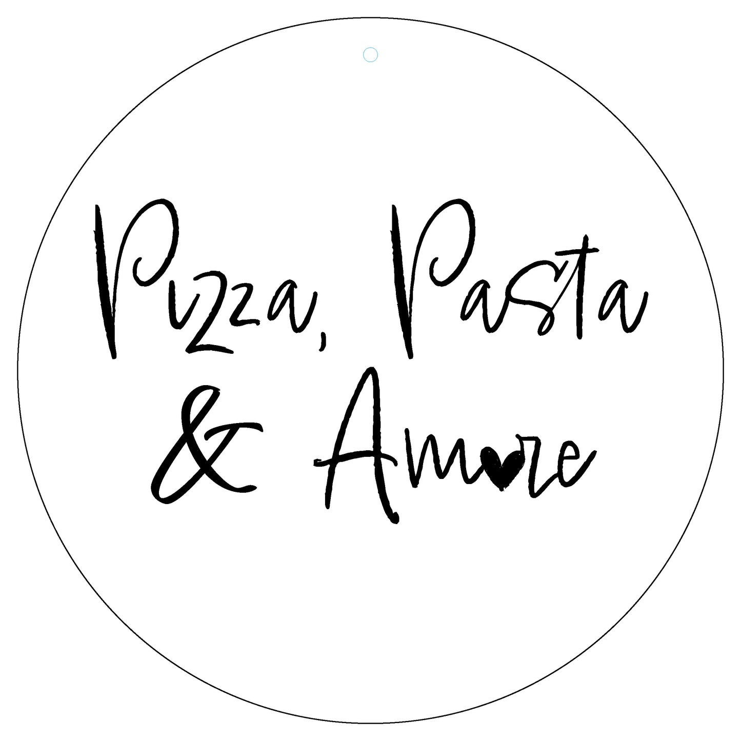 Dekoboard Midi "Pizza, Pasta & Amore"