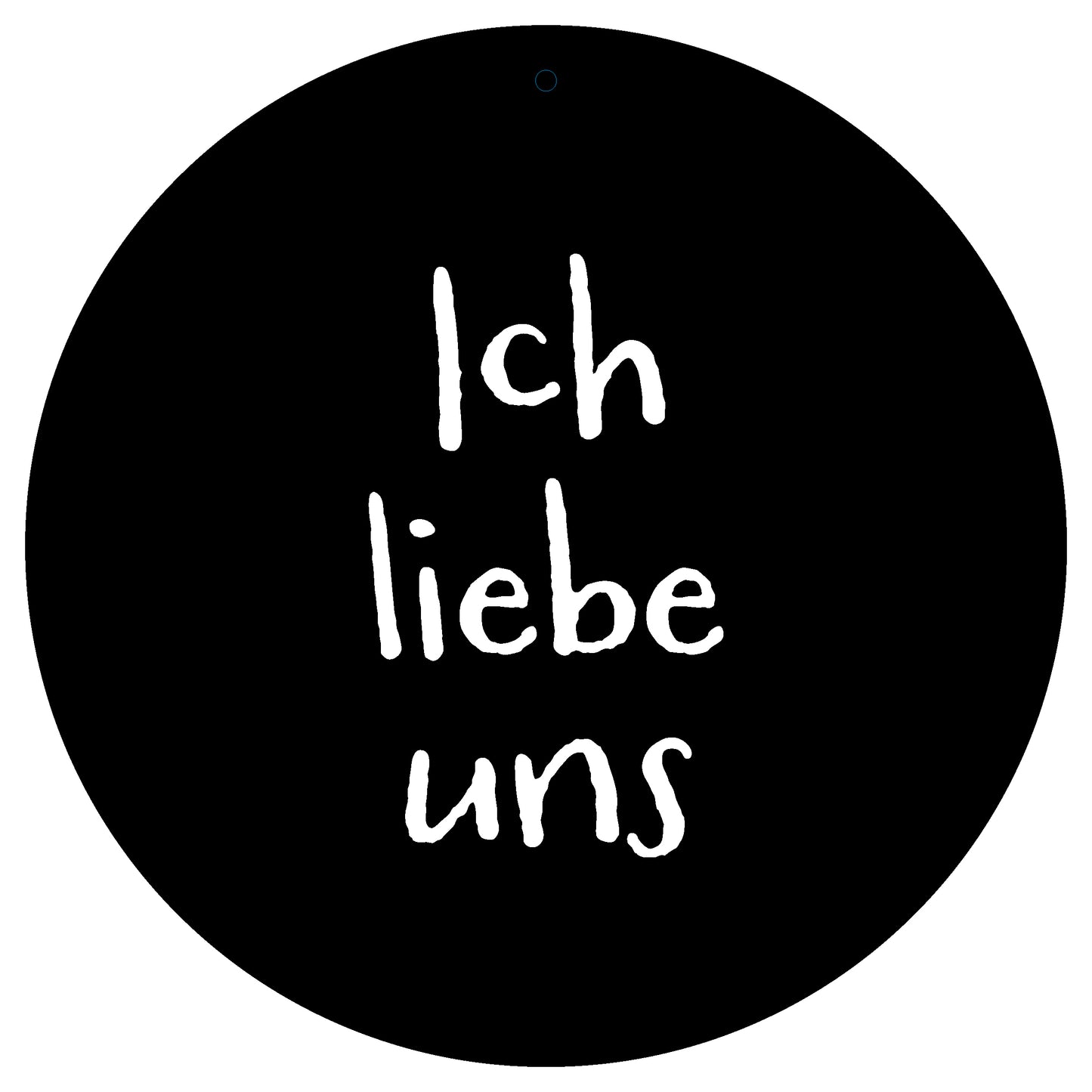 Dekoboard Maxi "Ich liebe uns."
