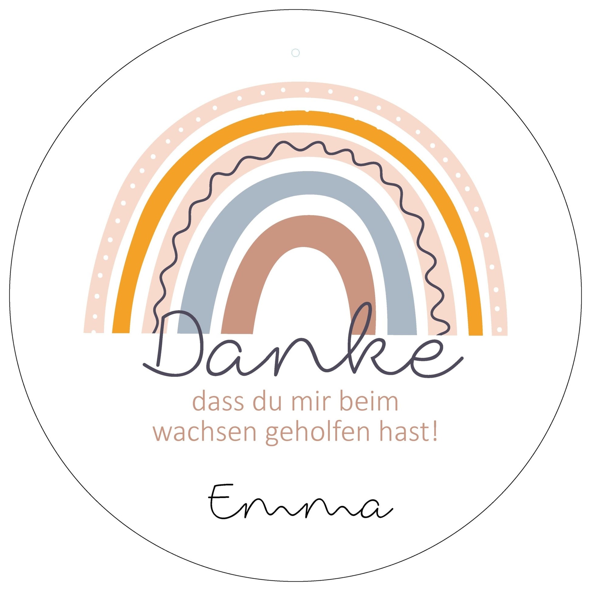 Personalisiertes Board "Danke, KITA" - dekoboards