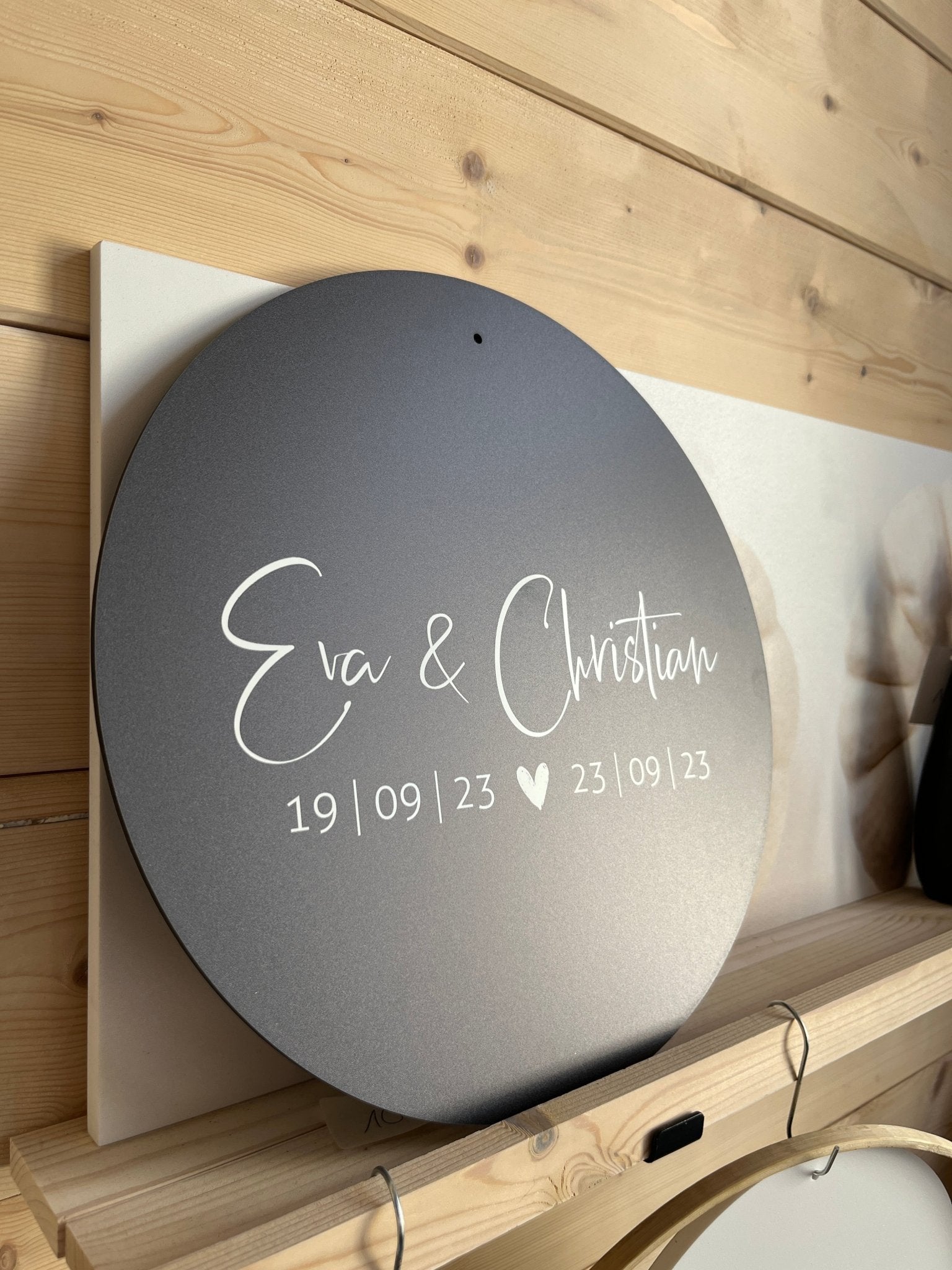 Personalisiertes Board "Hochzeit" - dekoboards