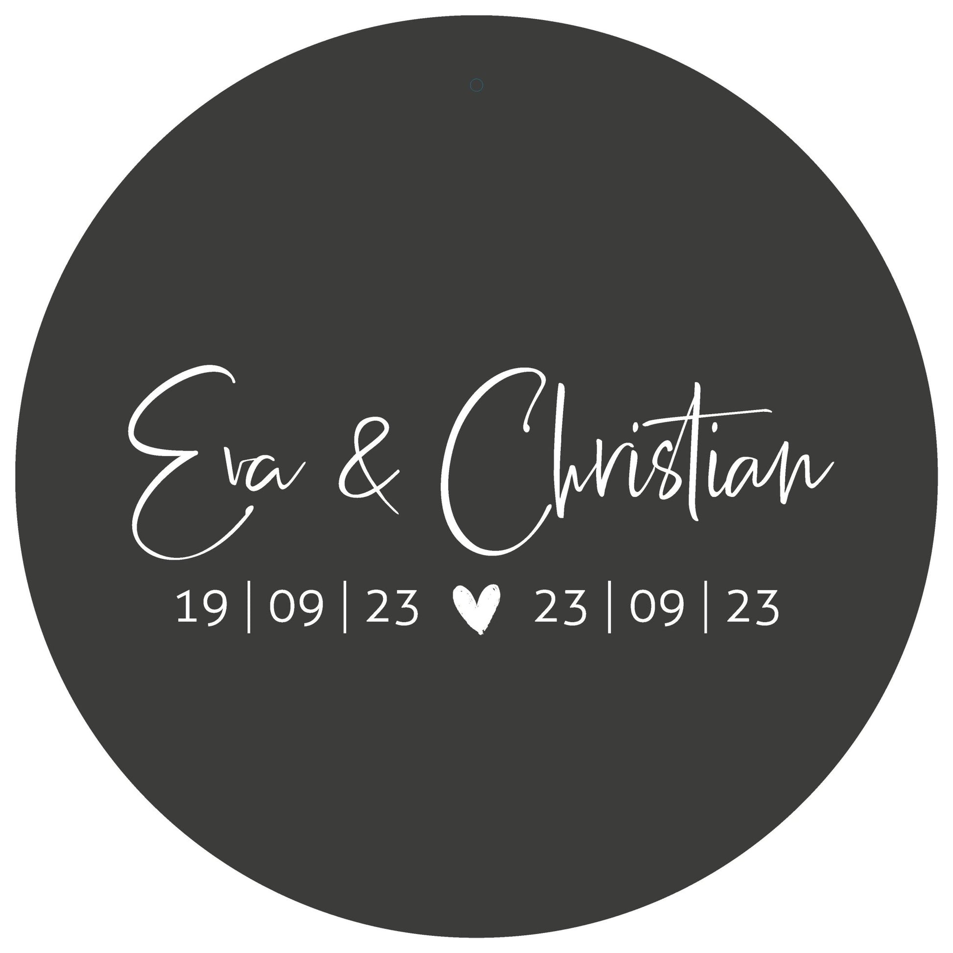 Personalisiertes Board "Hochzeit" - dekoboards