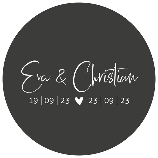 Personalisiertes Board "Hochzeit" - dekoboards