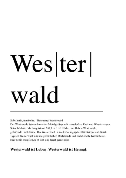 StandUpBoard "Westerwald"