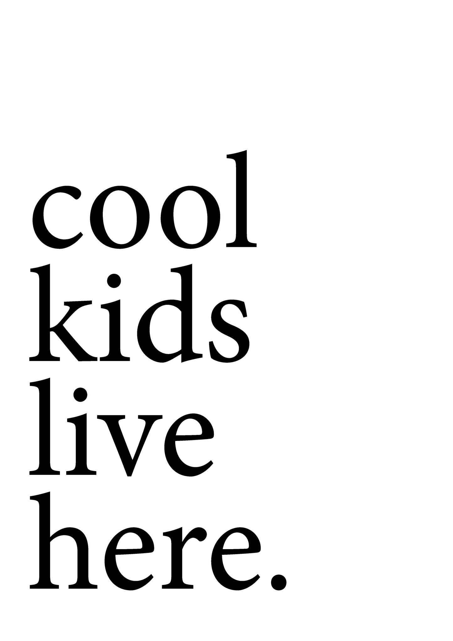 StandUpBoard "Cool Kids"