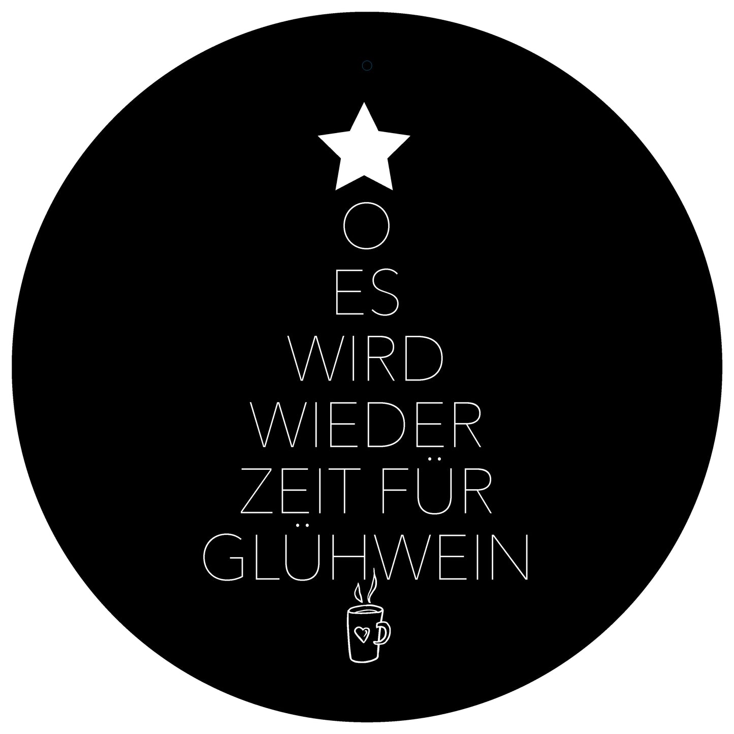 Dekoboard Mini "Glühweinzeit"