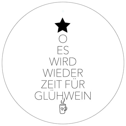 Dekoboard Mini "Glühweinzeit"