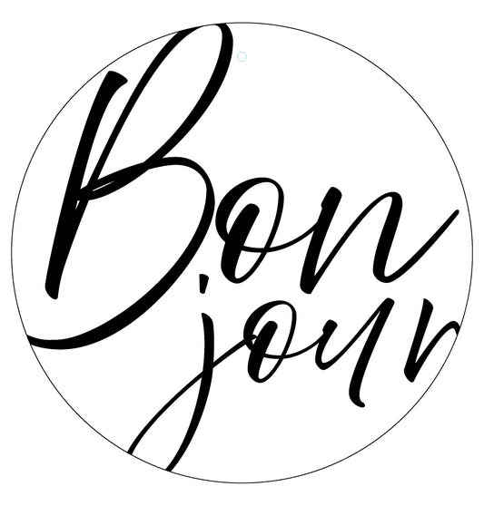 Dekoboard Maxi "Bonjour"