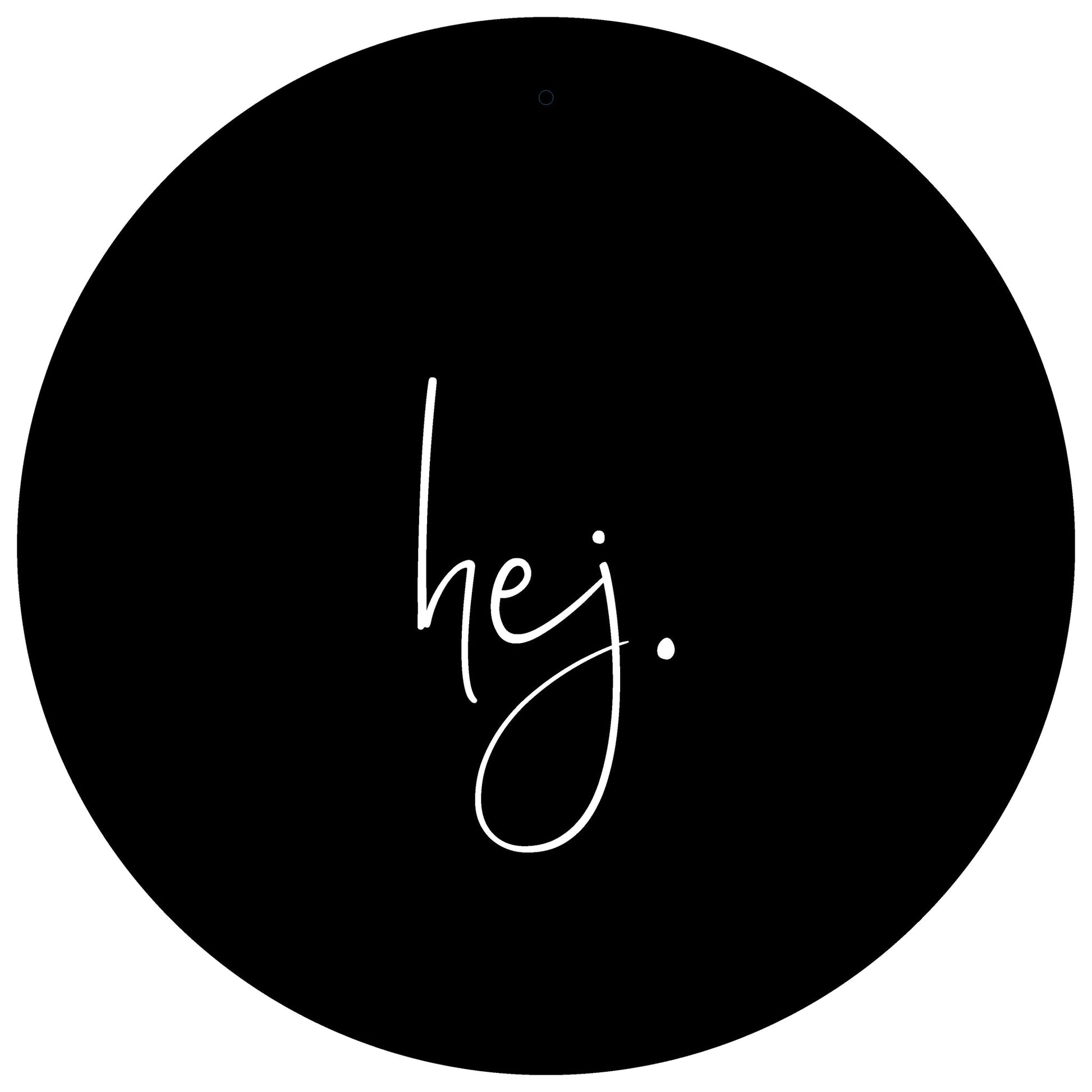 Aluboard "hej" - dekoboards