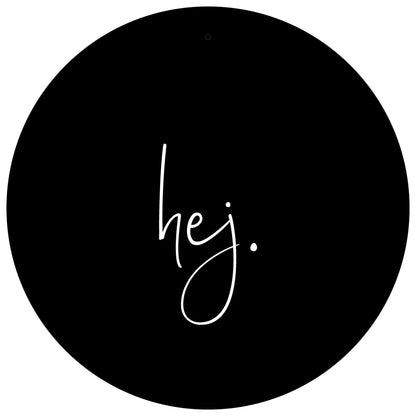 Aluboard "hej" - dekoboards