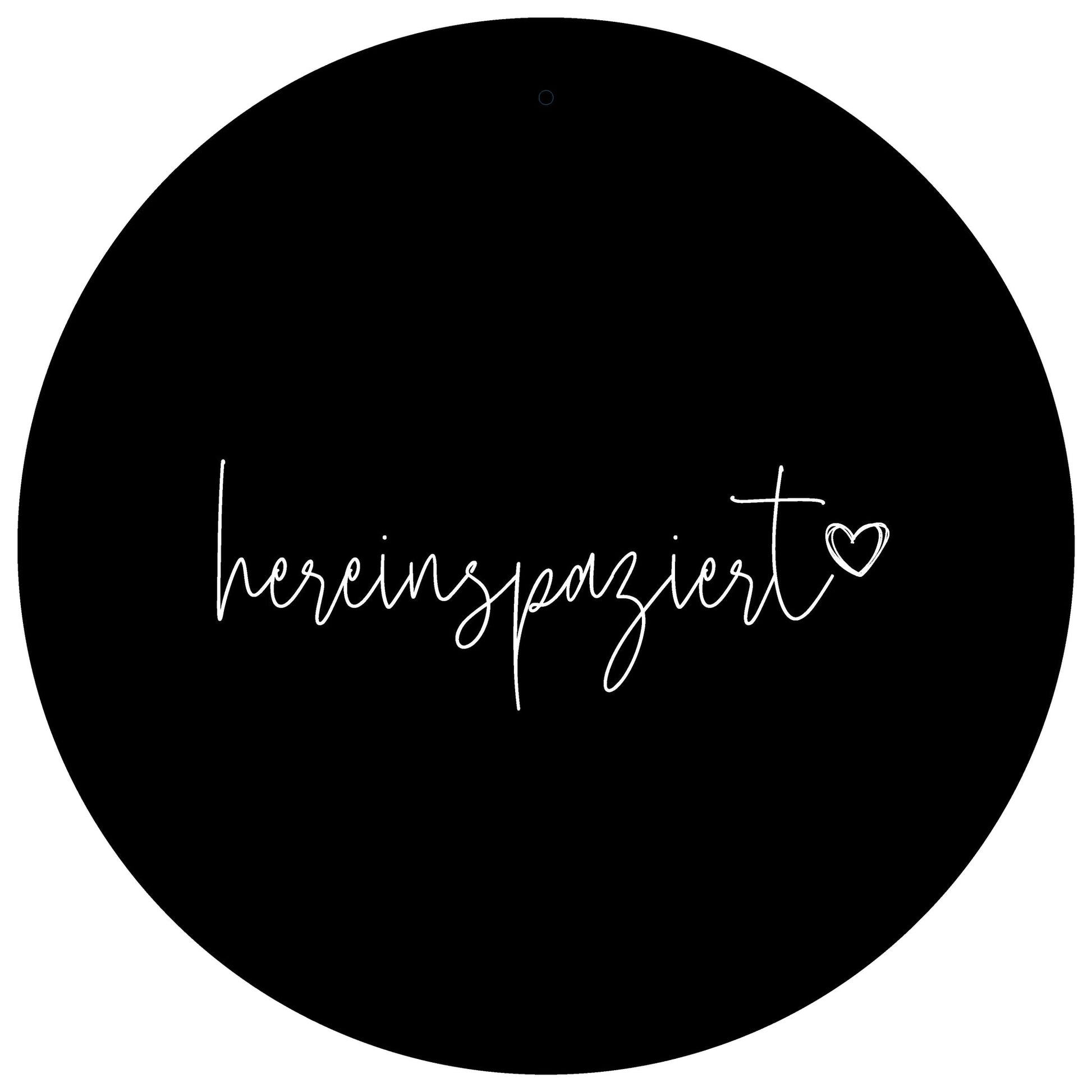 Aluboard "hereinspaziert"  - dekoboards