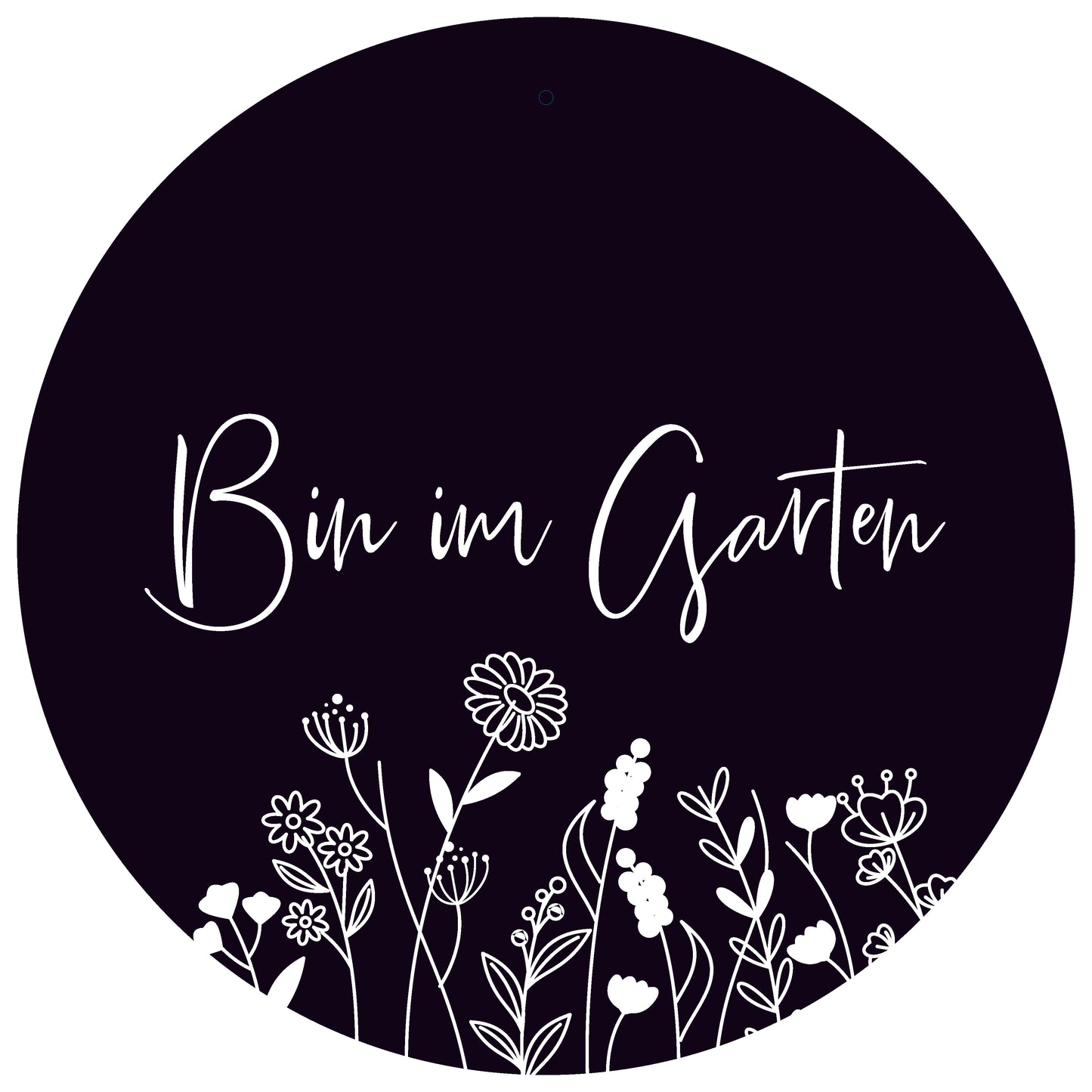 Dekoboard Midi "Bin im Garten"