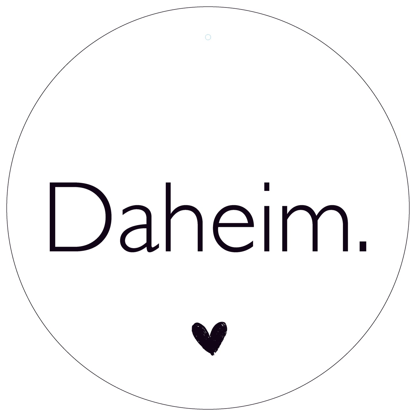Dekoboard Midi "Daheim"
