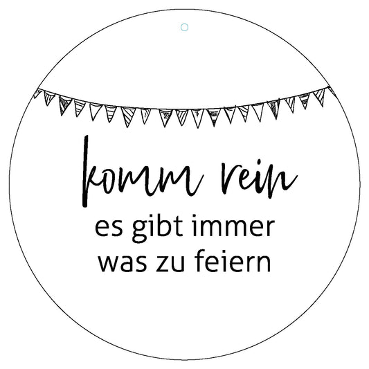 Dekoboard "Es gibt immer was zu feiern " - dekoboards