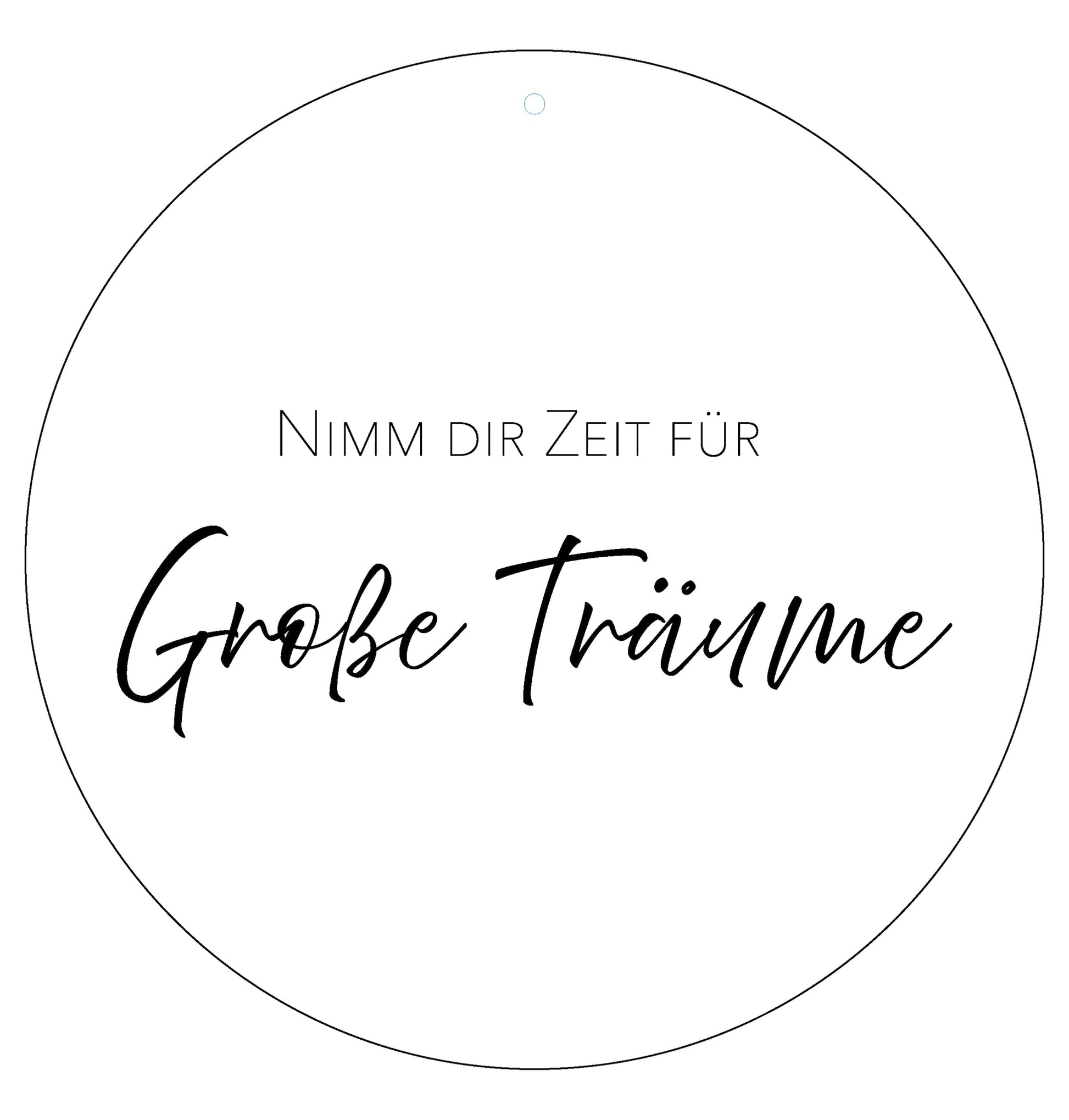 Dekoboard "Große Träume" - dekoboards