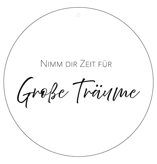 Dekoboard "Große Träume" - dekoboards