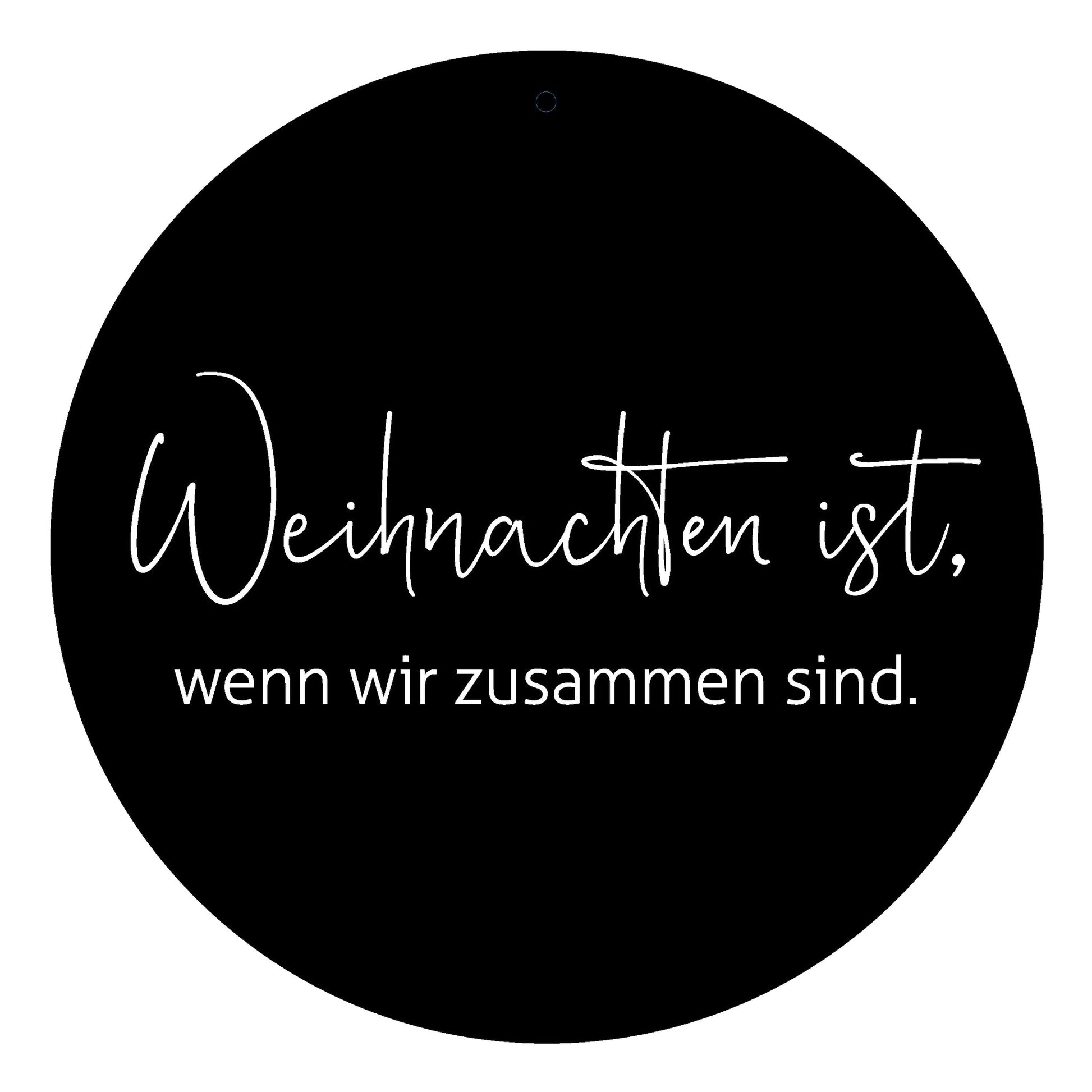 Dekoboard "Weihnachten ist, wenn wir zusammen sind." - dekoboards