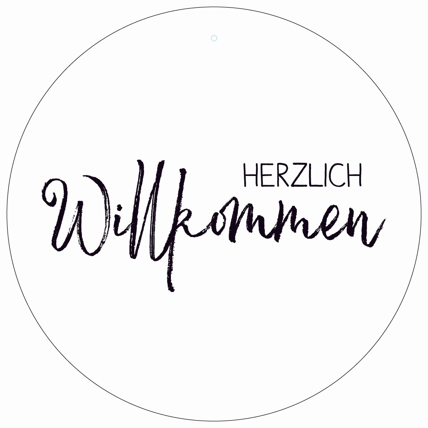 Dekoboard Maxi "Herzlich Willkommen"