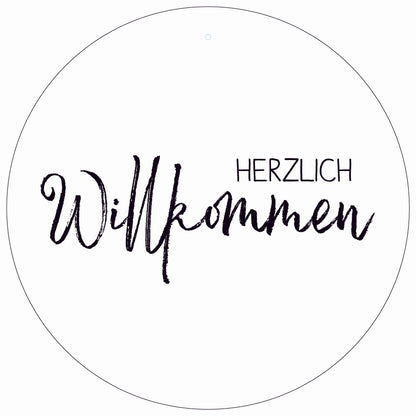 Dekoboard Maxi "Herzlich Willkommen"