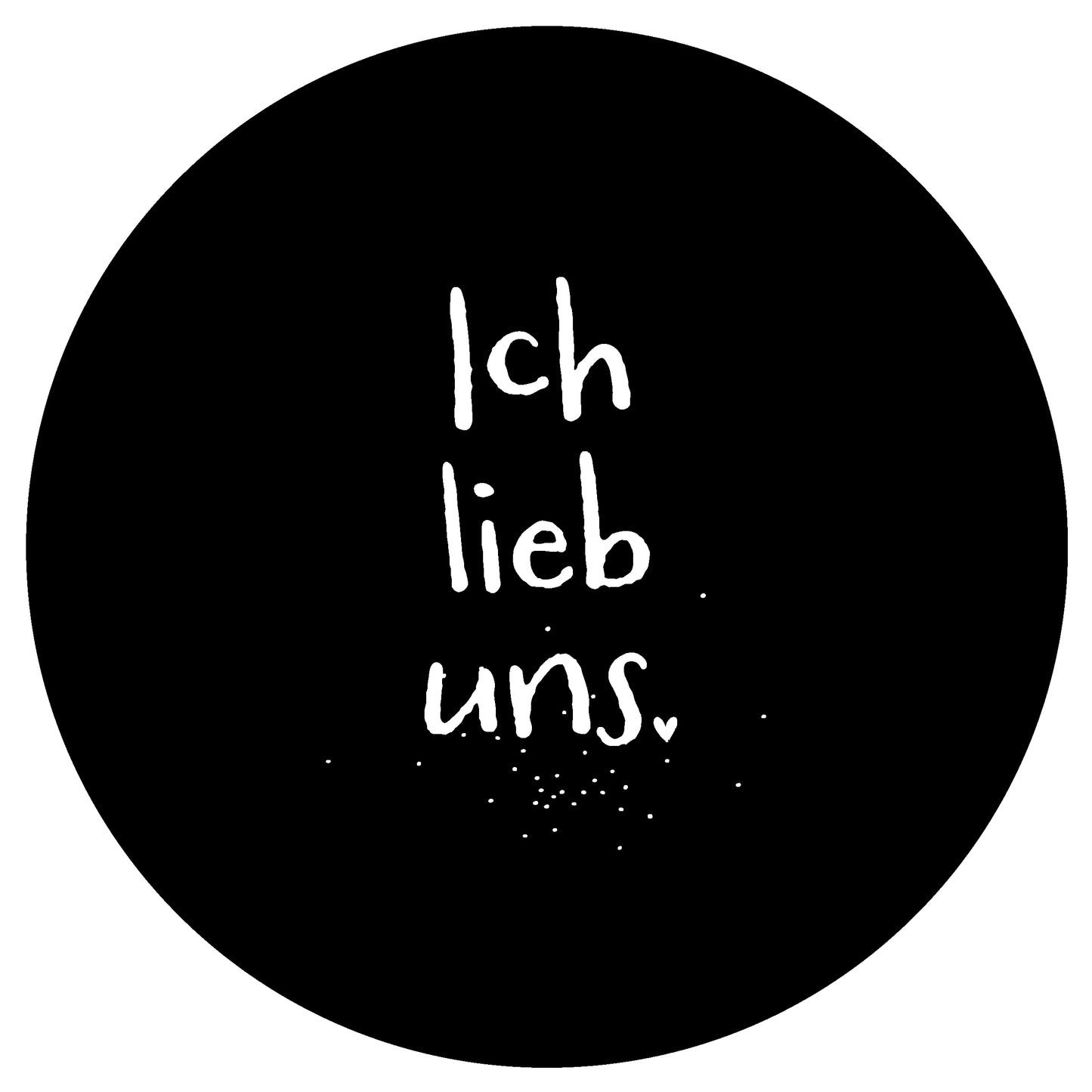 Dekoboard Midi "Ich lieb uns"