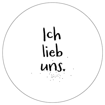 Dekoboard Midi "Ich lieb uns"