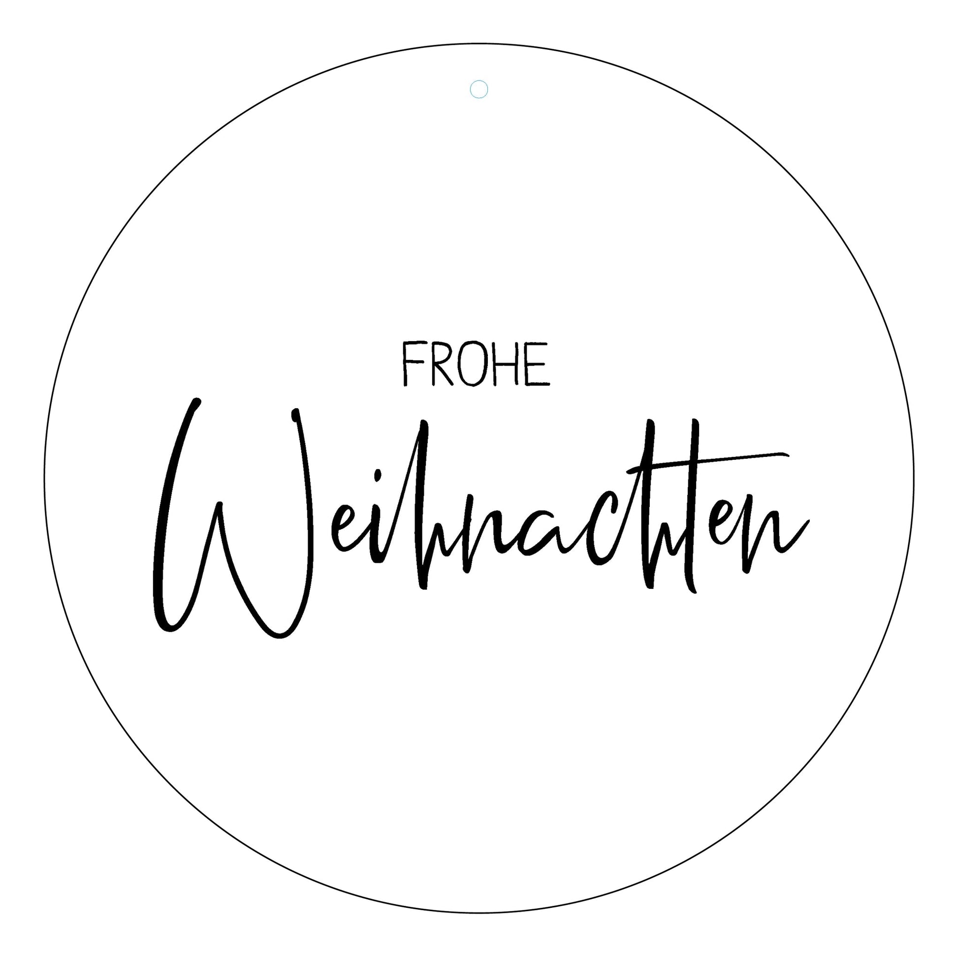 Miniboard "Frohe Weihnachten" - dekoboards