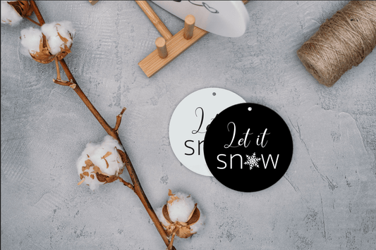 Miniboard "Let it Snow" - dekoboards