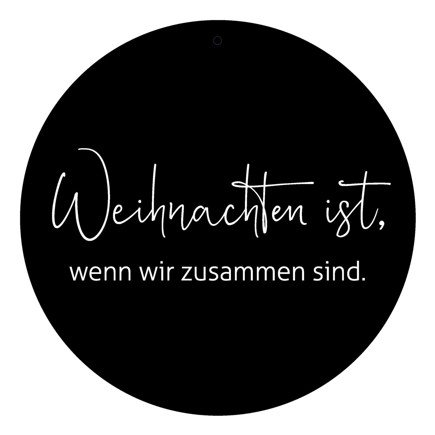 Miniboard "Weihnachten ist, wenn wir zusammen sind" - dekoboards