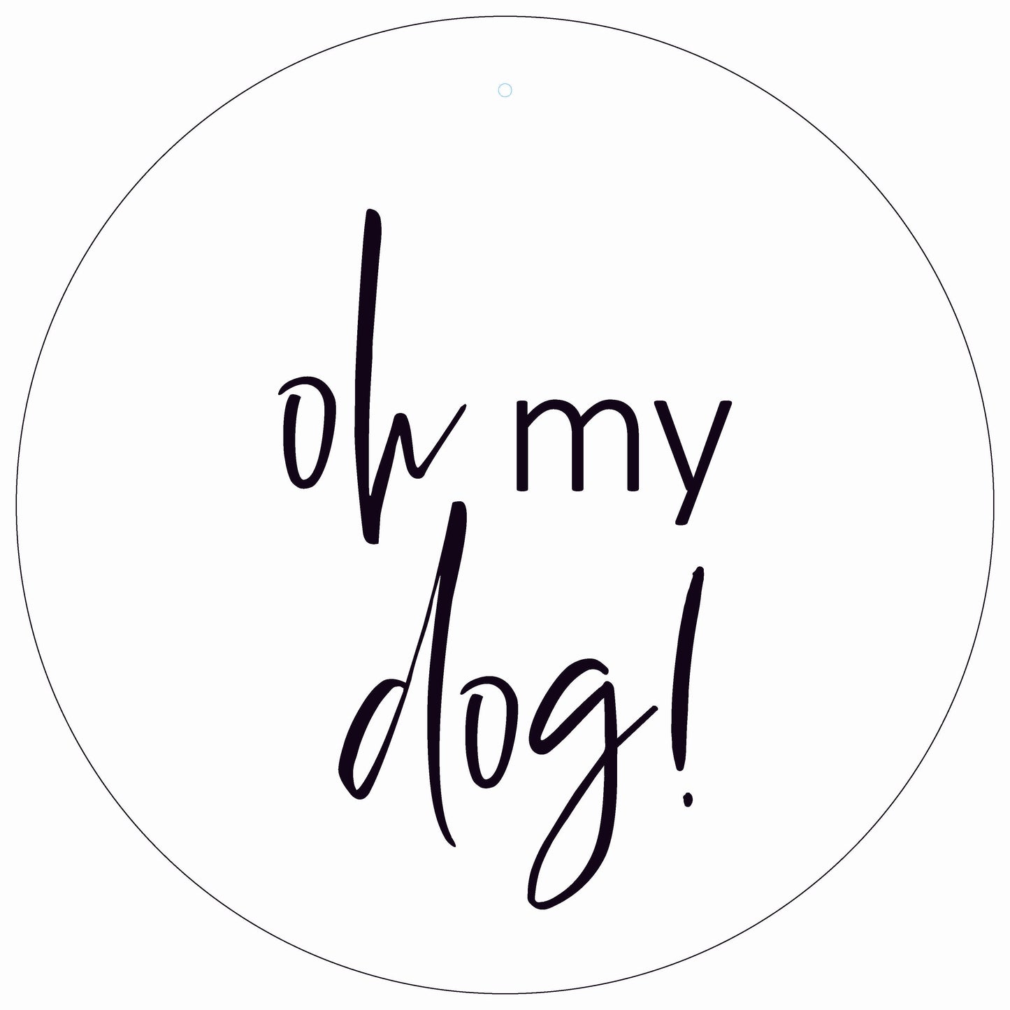 Dekoboard Midi "Oh my dog"