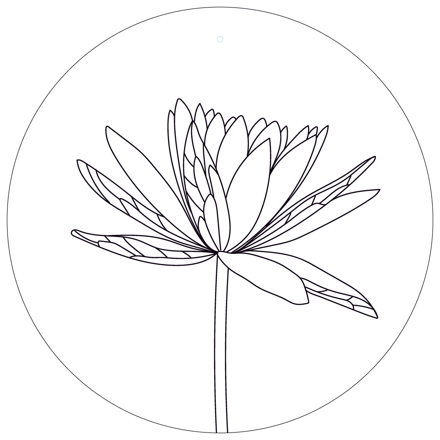 Dekoboard Maxi "Single Flower"