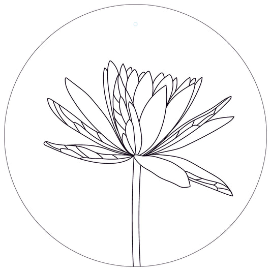 Dekoboard Mini "Single Flower"